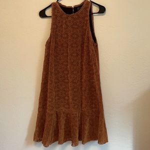 Anthropologie & Maeve faux suede lace dress. Size 4